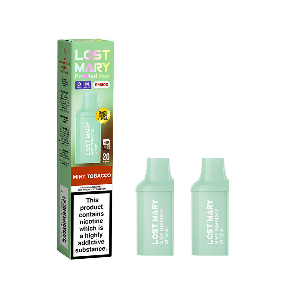 Lost Mary BM600 Replacement Pods 2's Pk of 10 2x10 Lost Mary