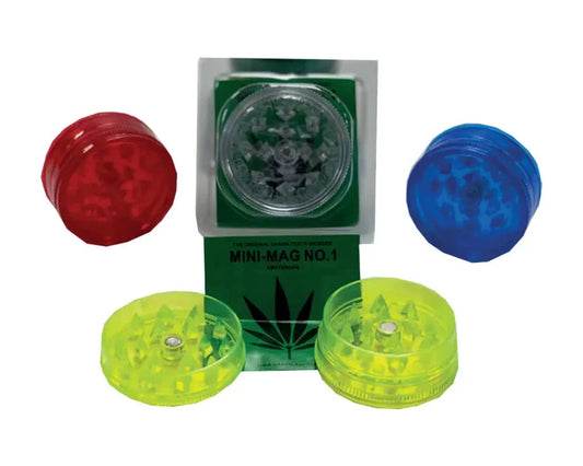 2 Part Clear Mini - Magnetic Herb Grinder No-1 (12)