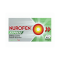Nurofen Express packaging; 256mg caplets of sodium ibuprofen, targets pain fast