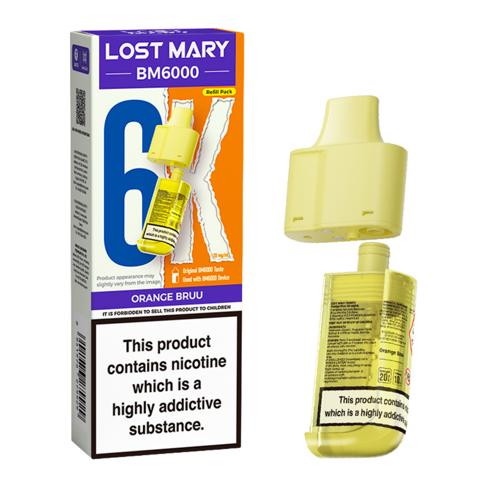 Lost Mary BM6000 Replacement Pods Pk of 5 Lost Mary