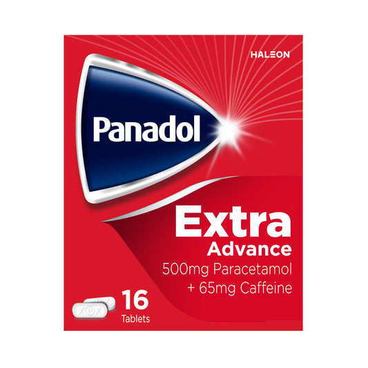 Panadol Extra Advance Tablets NEW PACKAGING (16 Tablets x 12 Packs)