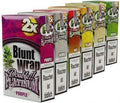 Platinum Double Blunt Wraps Purple 2's x 25 Pack, 8-pack display of assorted colors