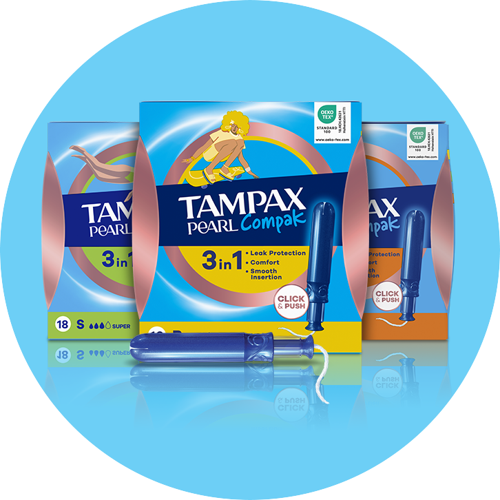 Tampax Pearl Compak 3 in 1 Applicator Tampons 16's Regular/Super/Super Plus (4 Pack)