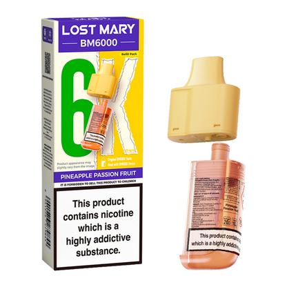 Lost Mary BM6000 Replacement Pods Pk of 5 Lost Mary