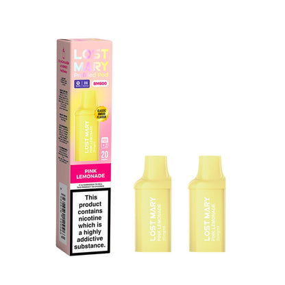 Lost Mary BM600 Replacement Pods 2's Pk of 10 2x10 Lost Mary