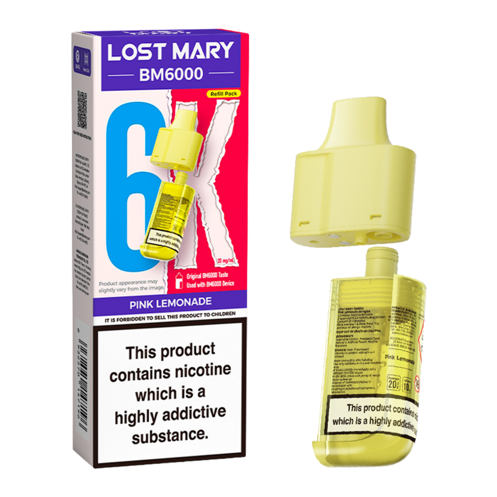 Lost Mary BM6000 Replacement Pods Pk of 5 Lost Mary