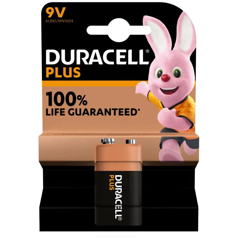 Duracell PLUS Boost 150% Alkaline 9V / MN1604 Batteries (B1 x10pk) by Duracell