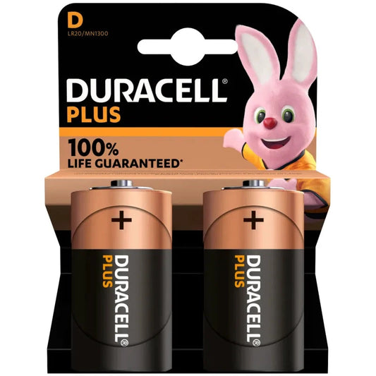 Duracell PLUS Boost 150% Alkaline D / MN1300 Batteries (B2 x 10pk) by Duracell