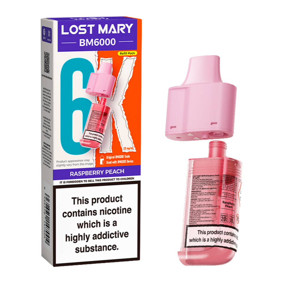 Lost Mary BM6000 Replacement Pods Pk of 5 Lost Mary