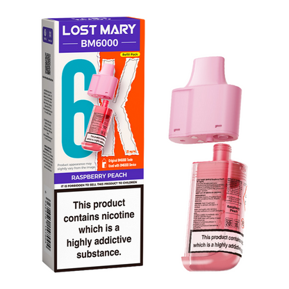 Lost Mary BM6000 Replacement Pods Pk of 5 Lost Mary