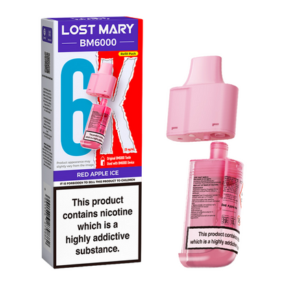 Lost Mary BM6000 Replacement Pods Pk of 5 Lost Mary