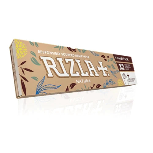 RIZLA COMBI PACK KING SIZE HEMP NATURA PAPER &TIPS (24) by Rizla