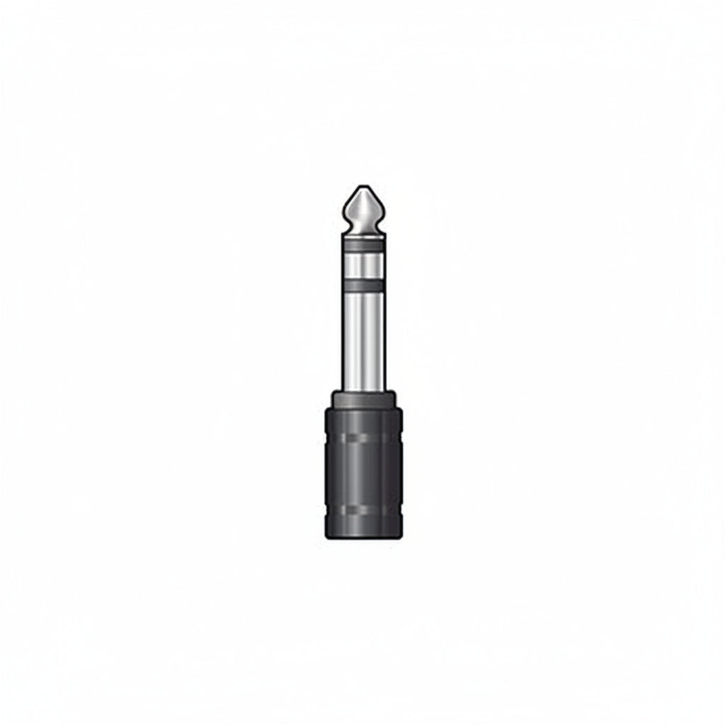 6.3mm STEREO JACK PLUG to 3.5mm STEREO JACK SOCKET Pk 5 by AV LINK
