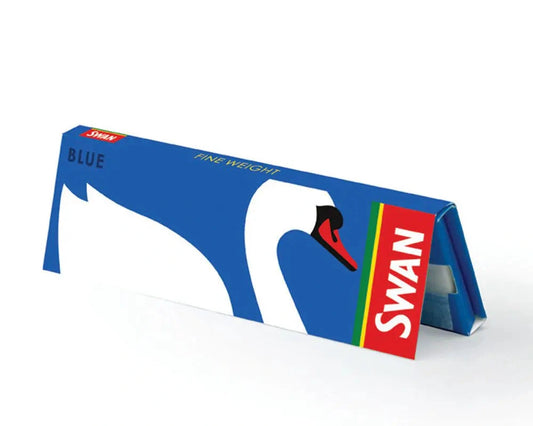 Swan Blue standard rolling papers pack, Swan brand, 50 sheets