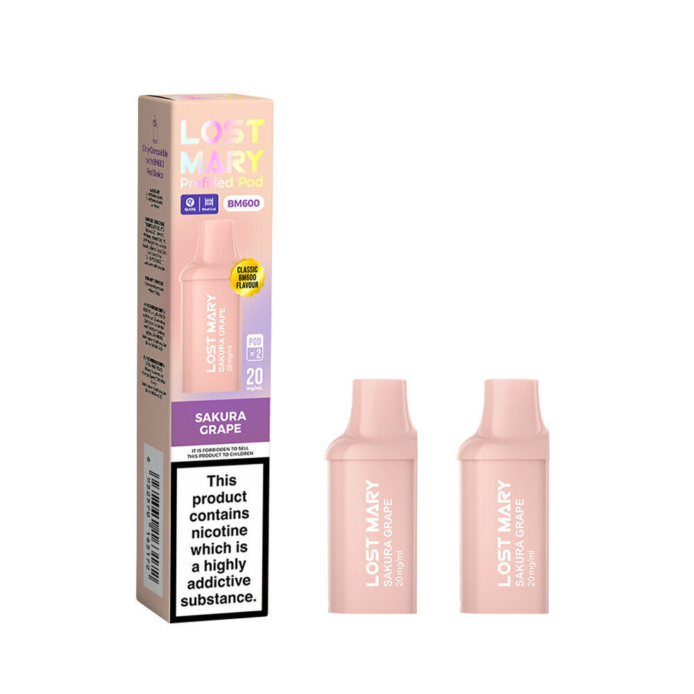 Lost Mary BM600 Replacement Pods 2's Pk of 10 2x10 Lost Mary