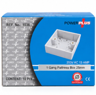 Surface Mount Back Box 1 Gang /2 Gang Single/Double Power Plus