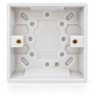 Surface Mount Back Box 1 Gang /2 Gang Single/Double Power Plus