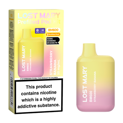 Lost Mary BM600 Prefilled Vape Pod Kit Pk of 10 Lost Mary