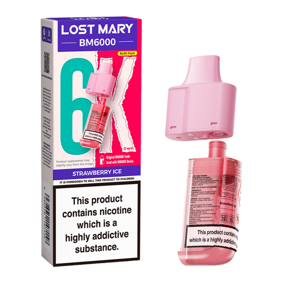 Lost Mary BM6000 Replacement Pods Pk of 5 Lost Mary