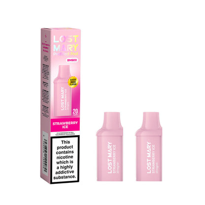 Lost Mary BM600 Replacement Pods 2's Pk of 10 2x10 Lost Mary