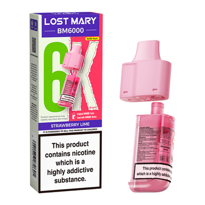 Lost Mary BM6000 Replacement Pods Pk of 5 Lost Mary