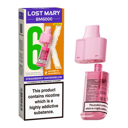 Lost Mary BM6000 Replacement Pods Pk of 5 Lost Mary