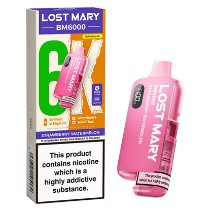 Lost Mary BM6000 Prefilled Vape Pod Kit Pk of 5 Lost Mary