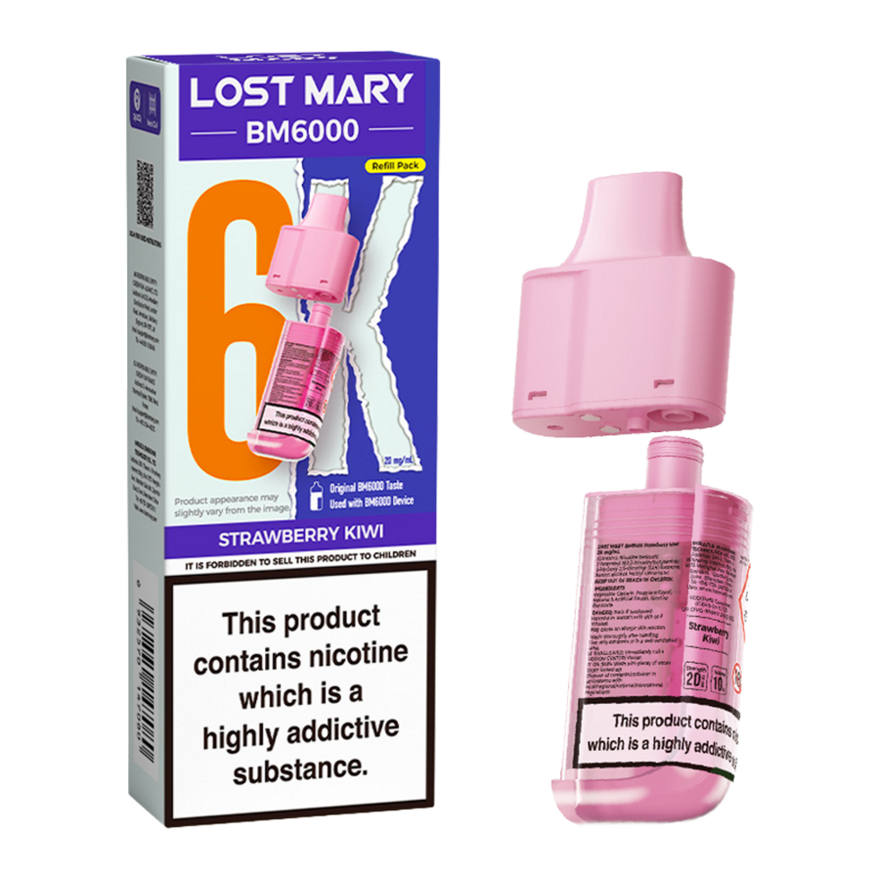 Lost Mary BM6000 Replacement Pods Pk of 5 Lost Mary