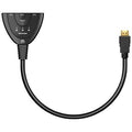 HDMI switch, black 3-input HDMI selector for HDTV 1080P