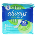 Always Ultra Normal Sanitary 14 Pads x16pks by Always