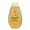 Johnson's baby shampoo bottle with yellow label and yellow liquid, 300ml