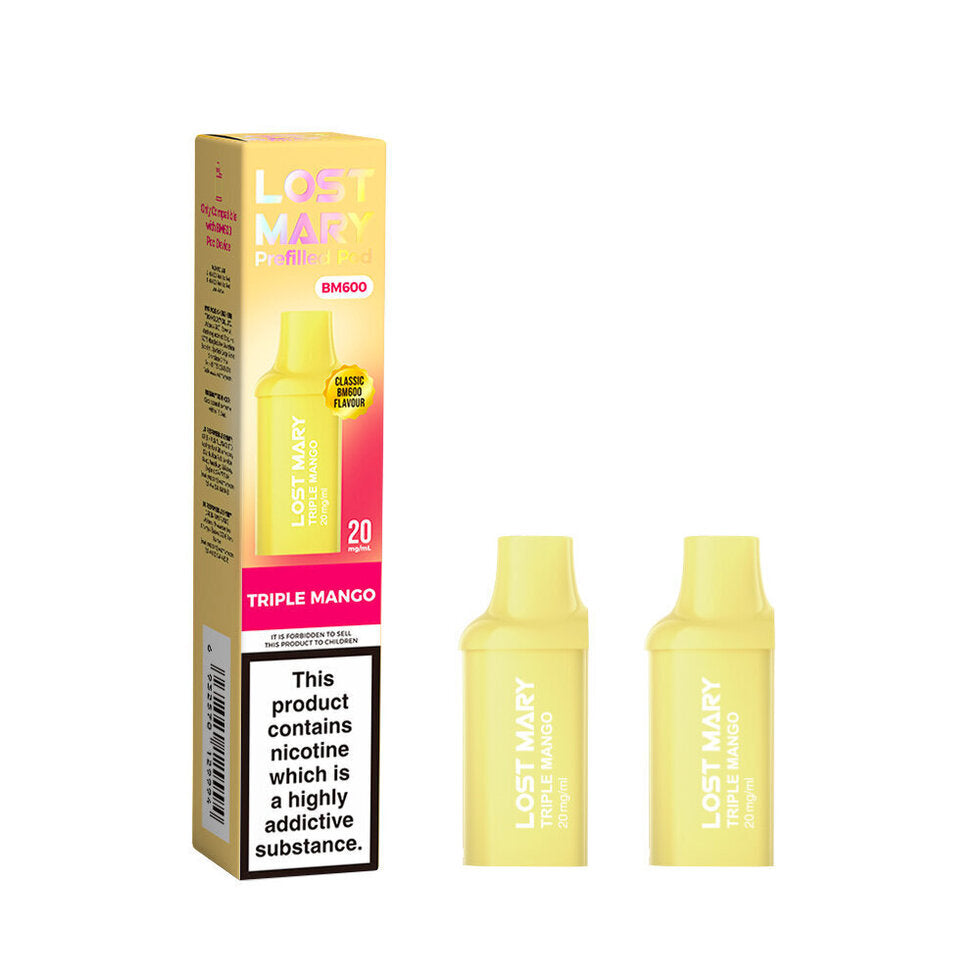 Lost Mary BM600 Replacement Pods 2's Pk of 10 2x10 Lost Mary