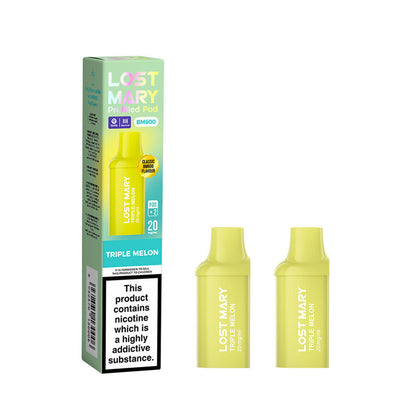 Lost Mary BM600 Replacement Pods 2's Pk of 10 2x10 Lost Mary