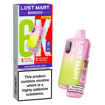 Lost Mary BM6000 Prefilled Vape Pod Kit Pk of 5 Lost Mary