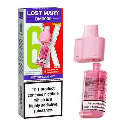 Lost Mary BM6000 Replacement Pods Pk of 5 Lost Mary