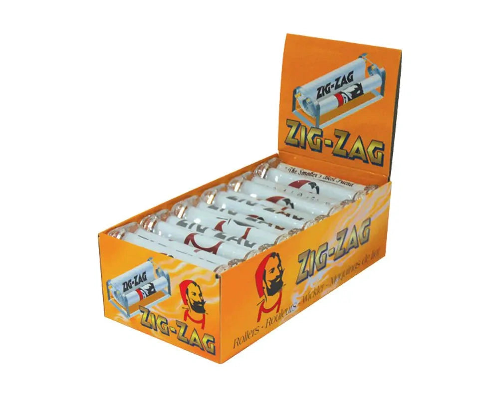 Zig-Zag Rolling Papers Regular 12-pack in orange box with Zig-Zag branding and white wrappers