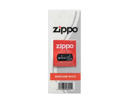 Zippo genuine wick 24-pack for Zippo metal lighters; red blister labeled 1 WICK