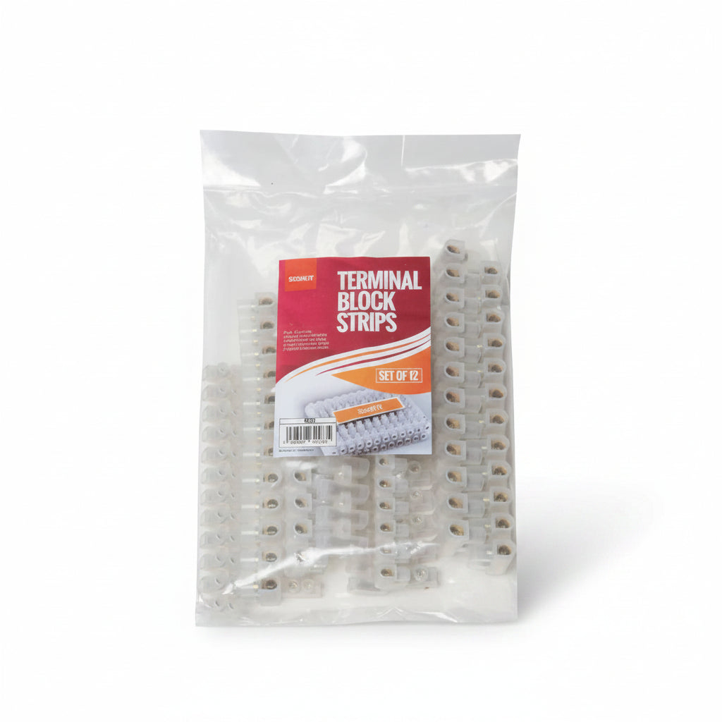 Terminal Strip Connector Blocks set of 12 by Power Plus