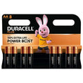 Duracell AA batteries 8-pack with copper-top Power Boost Actives, general purpose