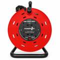 Clean white-background cable reel product photo