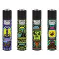 Clipper Flint Assorted Designs - "Weed Engine" Lighter [8447218293176] (48 Pack) Clipper