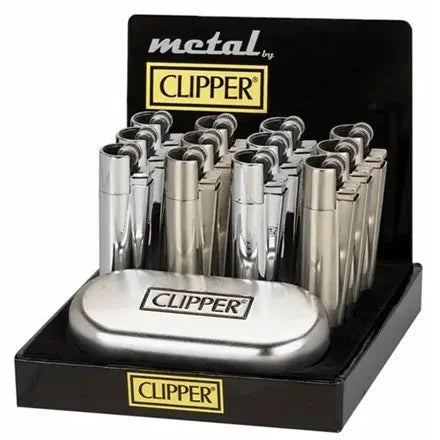 Clipper Metal Gift Jet Flame Shine & Matt Lighter (Gift Box) by Clipper