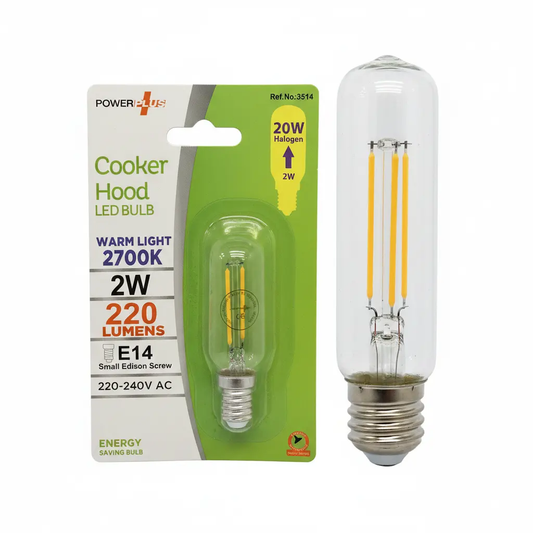PowerPlus Cooker Hood LED Bulb 2W, E14 small Edison Screw, warm white 2700K