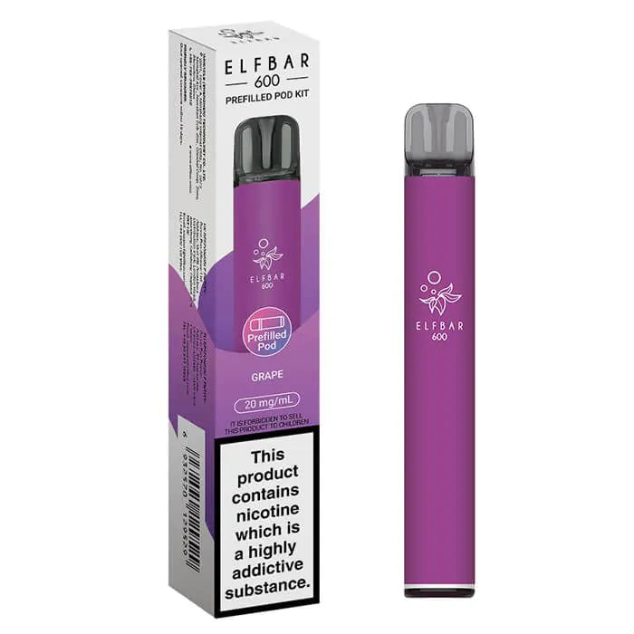 Elf Bar 600 Refillable Vape Pk of 10 Elf Bar