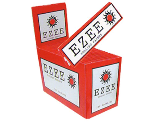 EZEE Standard/Regular red Rolling Paper Cut Corners 100 by EZEE