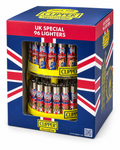 96 Piece Clipper Flint Lighter Display Stand UK Special 2 Tier Carousel Clipper