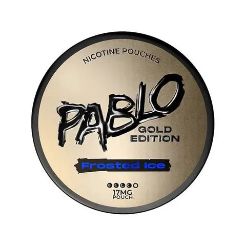 Pablo Gold Edition Frosted Ice nicotine pouches, 5-pack tin