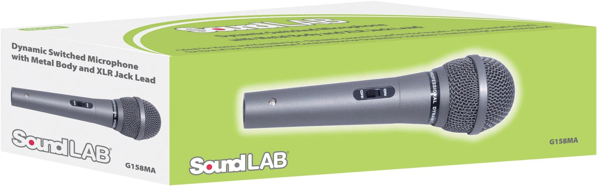 SoundLAB Dynamic Handheld Microphone 600 Ohm by av:Link