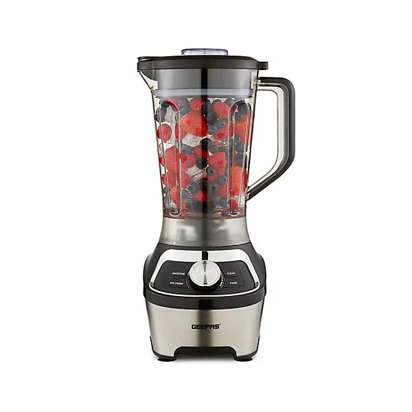Geepas 1200W Professional Blender 1.8L Tritan Jar Smoothie Maker Variable Speed & Pulse Geepas