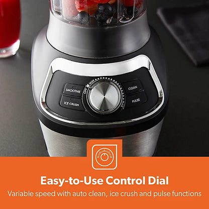 Geepas 1200W Professional Blender 1.8L Tritan Jar Smoothie Maker Variable Speed & Pulse Geepas